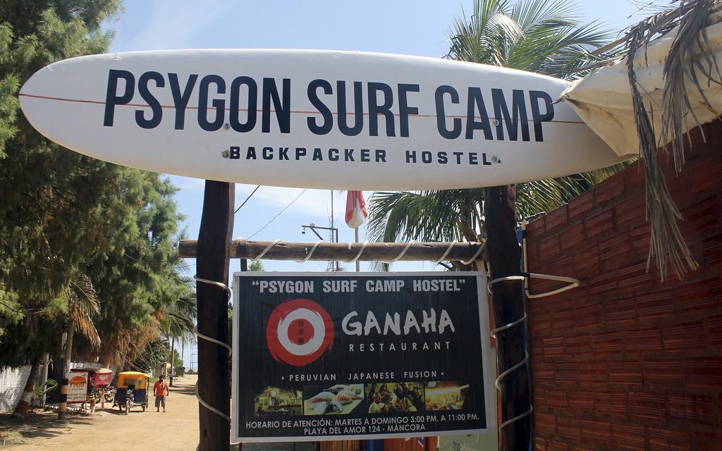 Psygon Surf Camp Hostel Mancora Exterior photo